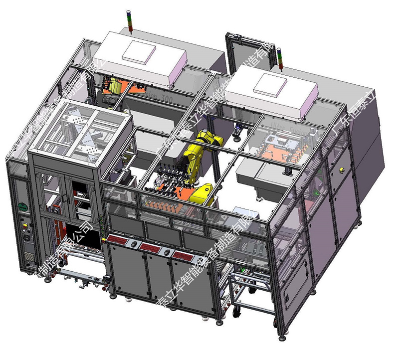 IC载板Tray+L-Rack AOI机器人收放板机-1对2